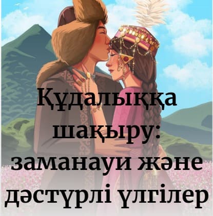 Құдалыққа шақыру: заманауи және дәстүрлі үлгілер